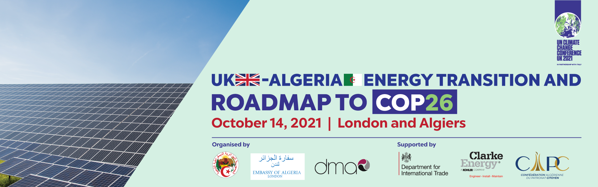 UK-Algeria Energy Transition & Countdown to COP26